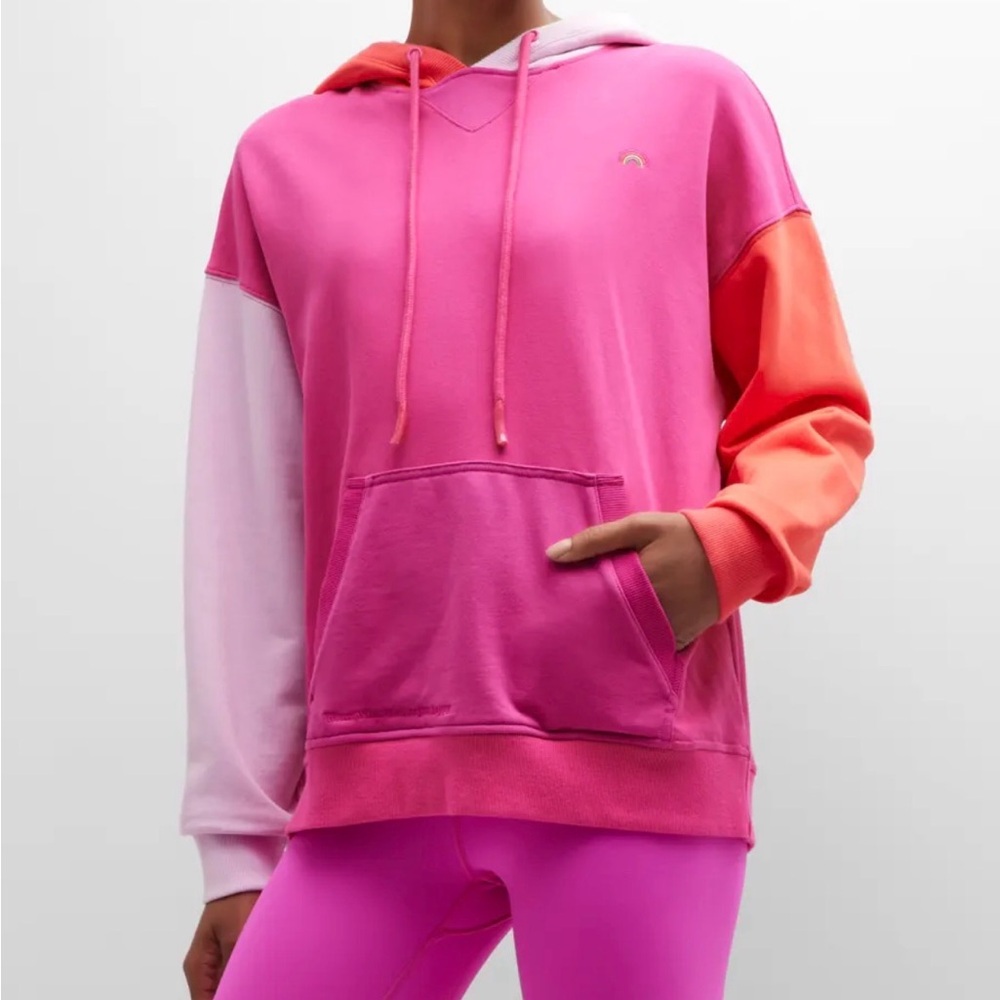 Terez Pink and Orange Women's Hoodie